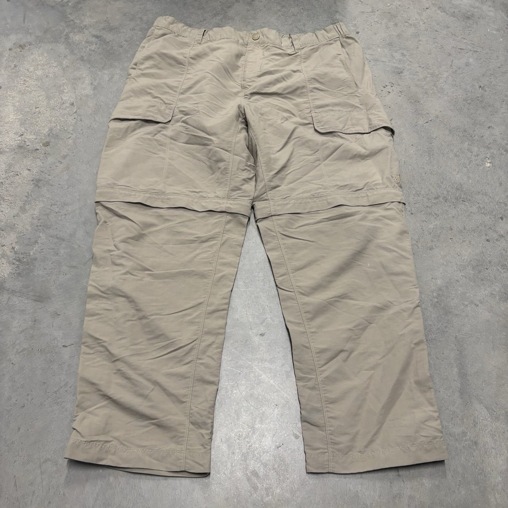The North Face Cargo Pants Detachable Shorts Khaki Beige Men's Size 2XL‎